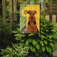 thumbnail image 2 of Summer Sunflowers Black and Tan Airedale Terrier Flag Garden Size, 2 of 5