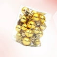 thumbnail image 3 of FRCOLOR 24pcs 2CM Golden Christmas Mini Ball Ornaments for Tree Decoration Home Store Decor, 3 of 10
