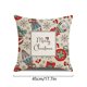 thumbnail image 3 of Wosthever Funda de almohada navideña con estampado de Navidad, funda de cojín para sofá, funda de almohada decorativa para el hogar, sofá, Navidad, Kits de decoración para fiestas No.16, 3 of 6