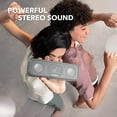 thumbnail image 3 of Soundcore 3 de Anker, altavoz Bluetooth con sonido estéreo, controladores de diafragma de titanio puro, tecnología PartyCast, BassUp, tiempo de reproducción 24 horas, resistencia al agua IPX7, aplicac, 3 of 5