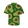 thumbnail image 3 of Disketp Hawaiian Shirts For Men,Big Colorful Avocados Print Mens Casual Short Sleeve Button Down Shirts Beach Shirt, 3 of 8