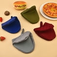 thumbnail image 4 of Kitchen Small Silicone Oven Mitts Potholder Kitchen Silicone Gloves Enduring, 4 of 12
