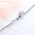 thumbnail image 4 of Rose Flower Urn Bracelet for Ashes for Women Stainless Steel Cremation Keepsake Adjustable Link Bangle Memorial Gift for Human Loved Ones, 4 of 6