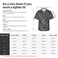 thumbnail image 6 of Lsque Snake pattern Hawaiian Shirt for Men, Unisex Summer Beach Casual Short Sleeve Button Down Shirts-XX-Large, 6 of 9