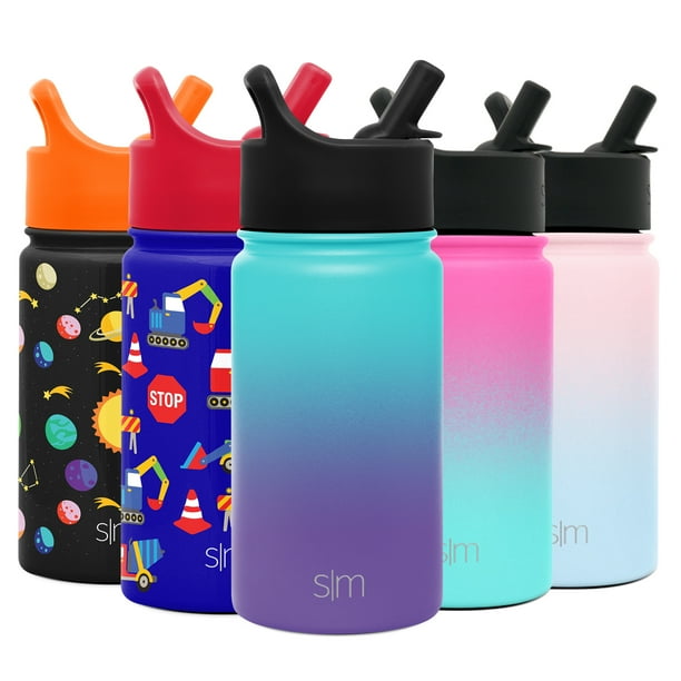 Simple Modern 14oz Summit Kids Water Bottle Thermos with Straw Lid ...