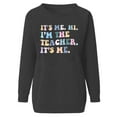 thumbnail image 4 of Womens Oversized Sweatshirts Long Sleeve Letter Printed Tops Crew Neck Comfy Fall Winter Pullover 2025 Fashion Outfits Clothes, 4 of 4
