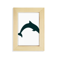 thumbnail image 1 of Blue Ocean Docile Jump Dolphin Desktop Display Photo Frame Picture Art Painting 5x7 inch, 1 of 3