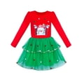 thumbnail image 1 of Robe Fille Noël Père Noël Manches Longues Robe de Fête 8 Ans, 1 of 6
