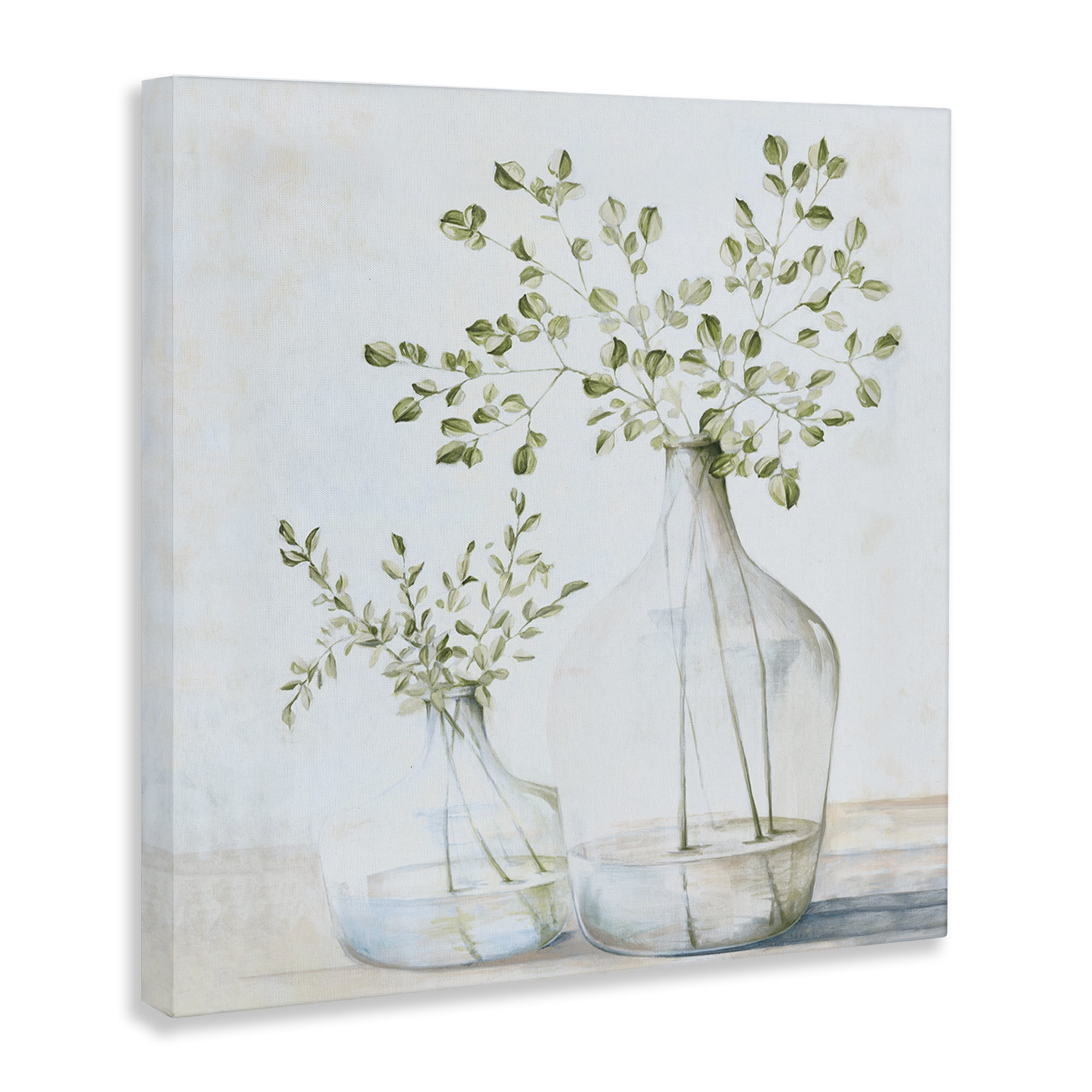 Stupell Industries Charming Vase Still Life Botanical & Floral Painting Gallery Wrapped Canvas Art Print Wall Art, 30 x 30