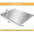 thumbnail image 4 of Qunbio Stainless Steel 31.5"L x 19.7" Chopping Board, 4 of 13