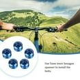 thumbnail image 4 of Juego de 5 Tornillos de Fijación Wosthever para Bicicleta de Montaña Azul, 4 of 6