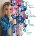 thumbnail image 3 of Blackout Kids Curtains,Pioneer Flower Childrens Insulated Curtains Set Of 2,Bedroom Essentials,Toddler Room Decor 42x54in(106x137cm), 3 of 4