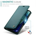 thumbnail image 4 of CaseMe Leather For iPhone 12 Pro Wallet Case with RFID Blocking, For iPhone 12 ProCase Wallet for Women Men Card Holder Magnetic Clasp Kickstand Folio Case for iPhone 12 Pro,Green,For iPhone 12 Pro, 4 of 10