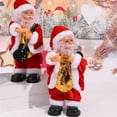 thumbnail image 6 of hengsof Musical Shaking Santa Claus Christmas Decorations Gift Pack Figurine for Living Room Shelves Holiday Gatherings Ideal for Christmas, 6 of 6