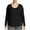 #1 Black, variant on PFRNLF Womens Long Sleeve T Shirts Plus Size Crew Neck T-Shirts Soft Casual Breathable Basic Tees Tops(Black 5XL)