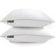 thumbnail image 1 of Paquete de 2 almohadas para dormir de primera calidad, almohada de cama, alternativa de plumón súper suave con fundas lavables, relleno de microfibra, juego de 2, 1 of 7
