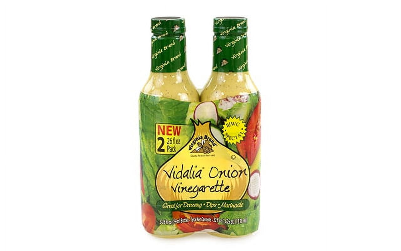 Virginia Brand Vidalia Onion Vinaigrette, 30 Ounce Each, 2 Pack, Sweet  Dressing and Marinade - Walmart.com