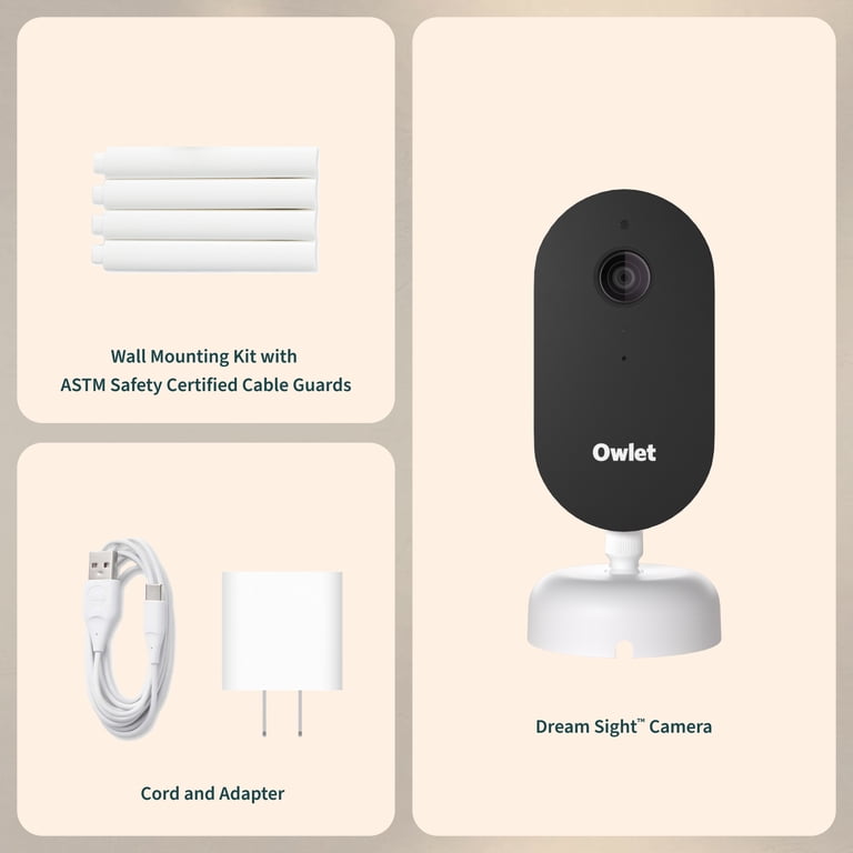 Owlet Dream Sight (Gen 3) Smart Baby Monitor – 2K HD Wi-Fi Video Owlet Dream Sight (Gen 3) Smart Baby Monitor – 2K HD Wi-Fi Video