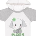 thumbnail image 4 of Inktastic Oma Loves Me Cute Baby Elephant Boys or Girls Baby Bodysuit, 4 of 5