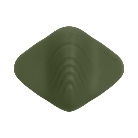 Gender X Pleasure Pad Rechargeable Silicone Clitoral Vibrator, Green