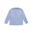thumbnail image 2 of Smith's American Girls' L/S Button-Up Shirt Color: blue Size: 7, 2 of 4