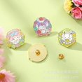 thumbnail image 2 of Sanrio-Pines de solapa serie primavera Kawaii Kuromi My Melody, insignias de Metal esmaltado para accesorios de mochila, broches de Anime de dibujos animados, regalo, 2 of 4
