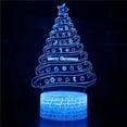 thumbnail image 2 of Luz Nocturna Navidad Led 3d Serie Navideña Táctil Nochebuena, 2 of 4