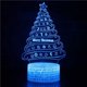 thumbnail image 2 of Luz Nocturna Navidad Led 3d Serie Navideña Táctil Nochebuena, 2 of 4