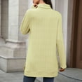 thumbnail image 6 of ZUKMRJPC Women's Turtleneck Tunic Sweaters Trendy Knitted Cotton Solid Color Sweatshirt Loose Fit Casual Long Sleeve Pullover Tops, 6 of 7
