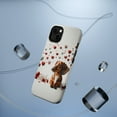 thumbnail image 5 of DistinctInk Tough Case for Apple iPhone 14 (6.1" Screen), Compatible with MagSafe Charging - Valentine's Day Dachshund, 5 of 6