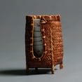 thumbnail image 2 of EeaseMX Jaula de bambú para tazas, portavasos sencillo, soporte tejido para tazas de té, escurridor para tazas de té, 2 of 8