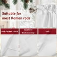 thumbnail image 7 of Valance Curtain for Windows Christmas Curtain Valances Short Window Treatments Panels for Kitchen Bathroom Laundry Room Basement 60 x 14 Inch, 7 of 7