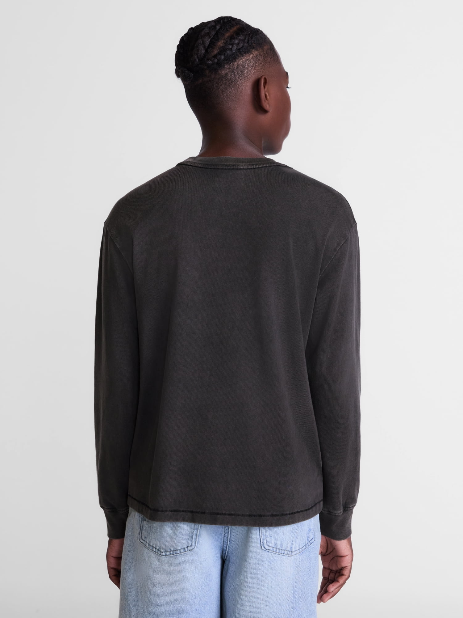 Weekend Academy Boys Football Yoke Tee with Long Sleeves, Sizes XS-XXL