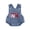 Blue, variant on BemeyourBBs Baby Boys Baseball First Birthday Outfit Half Way To One Years Old Birthday Clothes Summer Romper Overalls Letter Baseball Embroidery Short Sleeve Bodysuits Jumpsuits Overalls