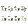 thumbnail image 3 of Monstrate Árbol de alambre de cobre artificial - Aspecto realista para un toque natural Bajo mantenimiento Elegante Decoración del hogar Cristal rosa, 3 of 6