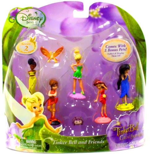 Disney Fairies Series 2 Tinker Bell And Friends Mini Figure Set - Walmart.com - Walmart.com