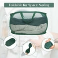 thumbnail image 5 of Kiibsot Strong Mesh Pop Up Laundry Basket, Collapsible Laundry Hamper with Side Pocket, Foldable Clothes Hamper with Durable Reinforced Handles for Laundry, Bathroom, Kids Room, Dorm or Travel, 5 of 7