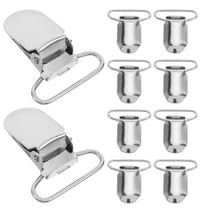 Supvox 25PCS Suspender Clips Iron Sheet Fasteners for Securing Bed Sheets for Homeowners