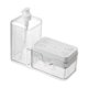 thumbnail image 5 of Dispensador de jabón y soporte para estropajo 3 en 1 (estropajo incluido) Fregadero dispensador de jabón para lavado de cocina, compacto, duradero y, 5 of 9