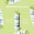 thumbnail image 6 of BOTTLE BOTTLE Insulated Water Bottle 24oz with Straw Lid and Handle for Sports Travel Gym Stainless Steel Water Bottles Double-Wall Vacuum Metal Leak Proof BPA-Free (Mist), 6 of 7