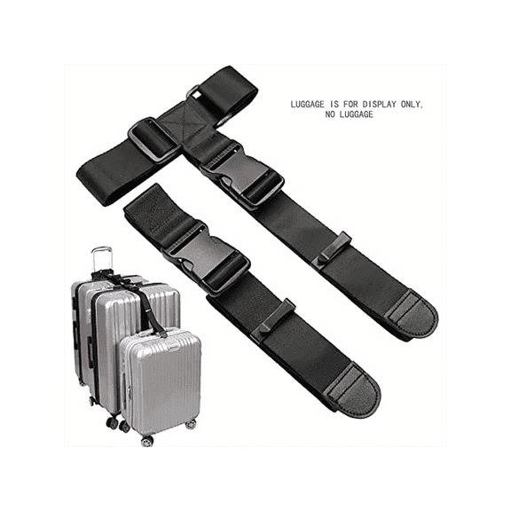 Adjustable Travel Luggage Straps, Elastic Suitcase Belts, Multifunctional Packing Bands for Travel Suitcases