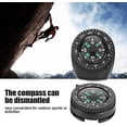 thumbnail image 5 of Brújula de muñeca de 2 piezas, brújula de navegación portátil con correa de reloj, brújula impermeable para acampar, navegar, 5 of 5