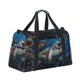 thumbnail image 2 of Balery Ocean Coral Turtle Bolsa de Gimnasio para Mujeres, Bolsa de Viaje con Bolsillo Húmedo, Bolsa de Fin de Semana para Mujeres, Bolsa de Viaje Resistente al Agua, 2 of 7