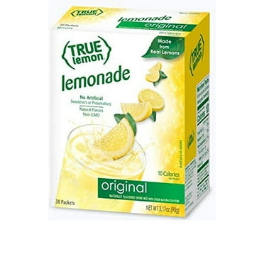 True Lemon Original Lemonade Powdered Drink Mix - 30 Sticks