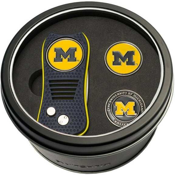 Team Golf NCAA Tin Gift Set with Switchfix Divot Tool and 2 Ball Markers