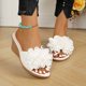 thumbnail image 1 of WILLBEST Sandalias Ortopédicas Para Mujer, Sandalias Bohemias Con Diamantes De Imitación Y Plataforma Con Cuña, Moda De Verano Para Mujer, 1 of 9
