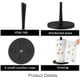 thumbnail image 3 of Paper Towel Holder, Black Paper Towel Holder,Kitchen Paper Towel Holder Countertop with Suction Cups,Kitchen Paper Towel Holder, 3 of 4