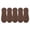 Bronze, variant on Womens Socks 5 Pairs Casual Solid Anti Invisible No Show Socks for Women Beige One Size