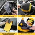 thumbnail image 4 of Car Wash Brush Replacement Head Cover, Soft Microfiber Car Wash Mop Head Suitable for 15° Curved Pole CarCleaning Mop (Only Head Cover), 4 of 7