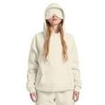 thumbnail image 2 of UAYOTSE Girls and Boys Hoodie With Eye Built In Airplane Mode Travel Hoodie Wearable Blanket Hoodie For Girls Boys 4 14 Years(13-14 Years,Beige#&1), 2 of 4